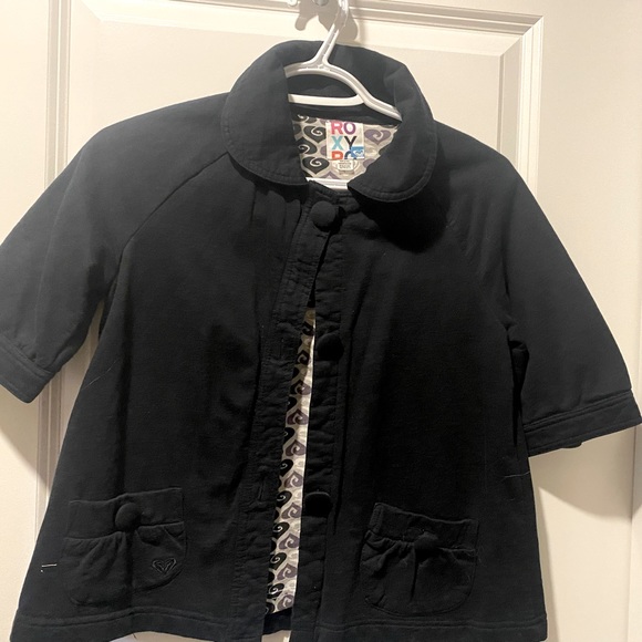 Roxy crop casual lined cotton top - Picture 1 of 5